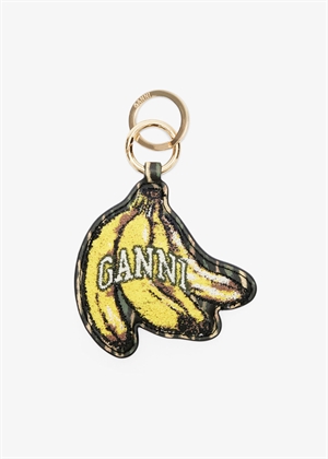 Banana keyring Black B3010056 Ganni 